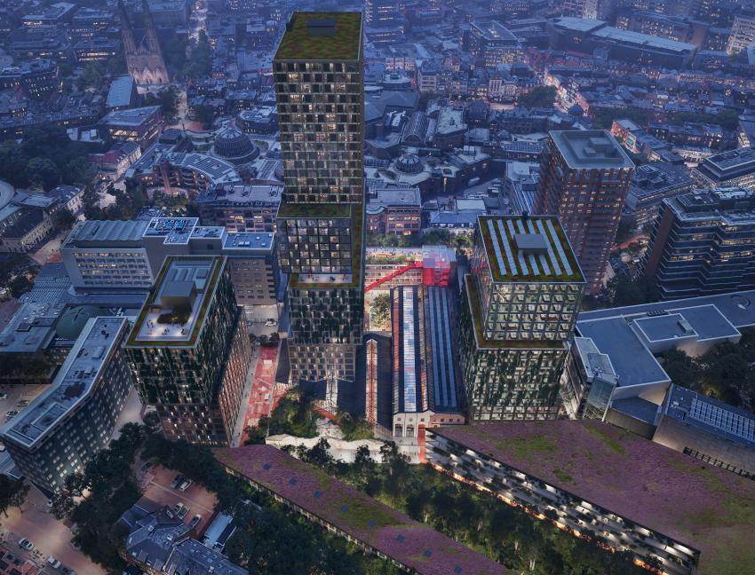 Deze afbeelding geeft het toekomstbeeld van het VDMA project weer, klik voor een vergroting