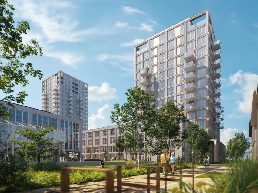 Deze afbeelding geeft een weergave van project De Caai, klik voor een vergroting