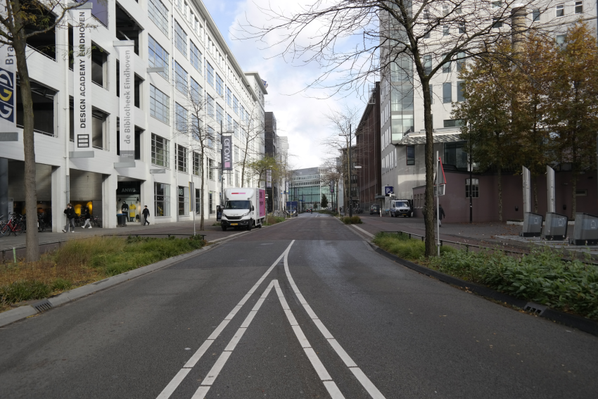 Visualisatie Emmasingel heden, klik voor een vergroting