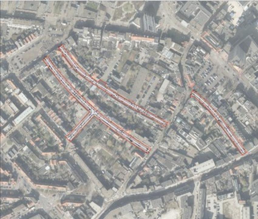 Op deze afbeelding staat het projectgebied weergegeven, klik voor een vergroting