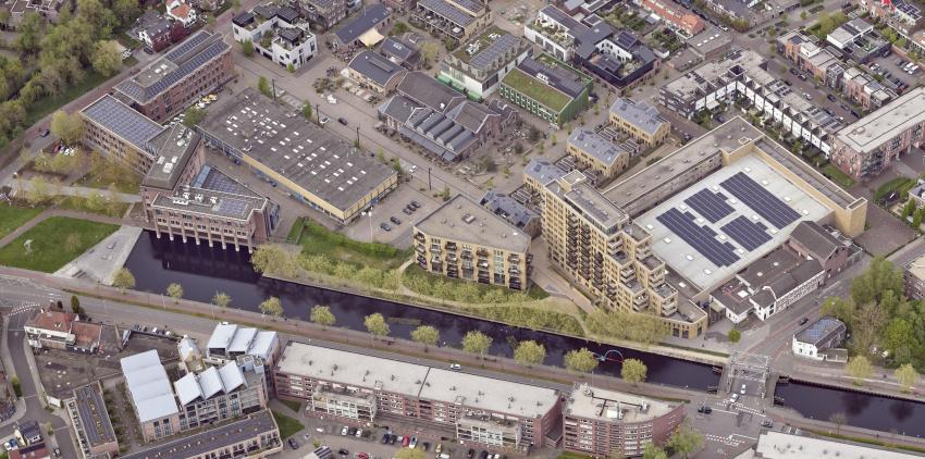 Op deze afbeelding staat het projectgebied weergegeven, klik voor een vergroting