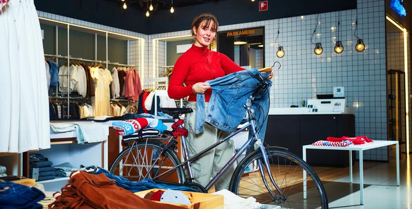 Deze afbeelding geeft een beeld van de campagne Da's zo gefietst weer,