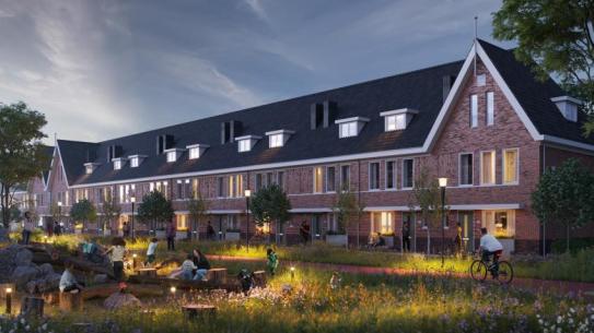 Deze afbeelding geeft een toekomstbeeld weer van Berckelbosch, klik voor een vergroting
