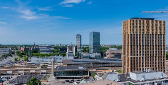 Op deze afbeelding zie je het station