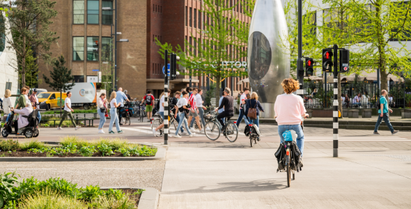Deze afbeelding dient ter illustratie voor het thema mobiliteit