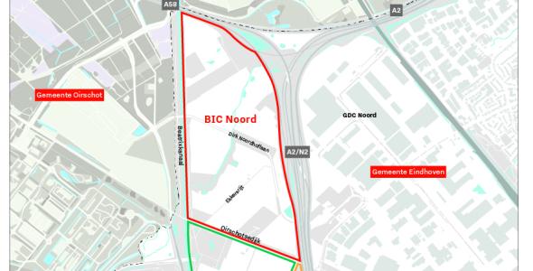 Plattegrond van BIC Noord