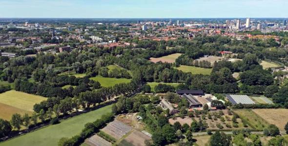 Op deze afbeelding is de Genneper parken weergegeven.