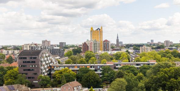 luchtfoto van Woensel Zuid